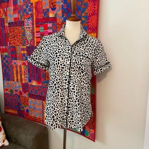 NWT Loft Button Up Sleep Shirt